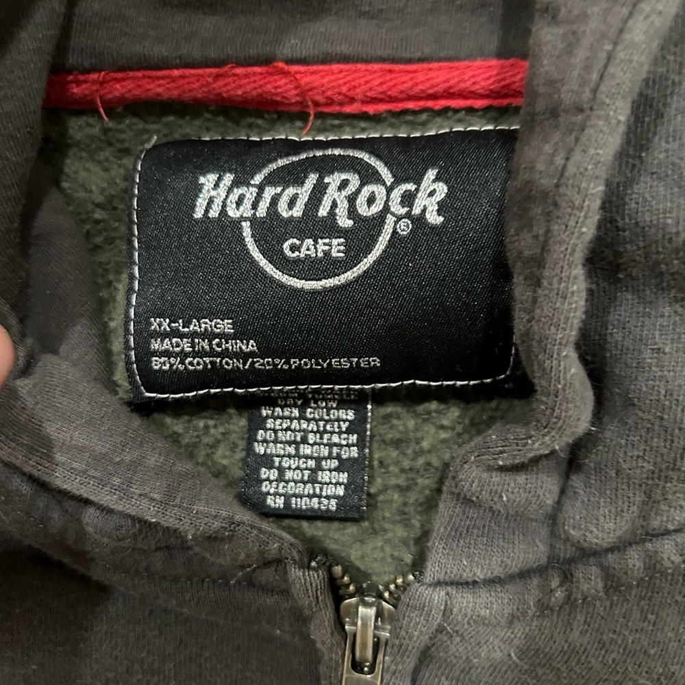 Hard Rock Cafe zip up